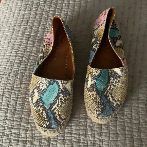 Kurt Geiger London Snake Print Espadrilles 39 - Picture 1 of 7